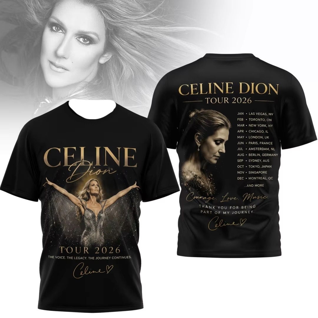 Summer Loving Clothing - FamilyMatching Celine Dion 2026 World Tour