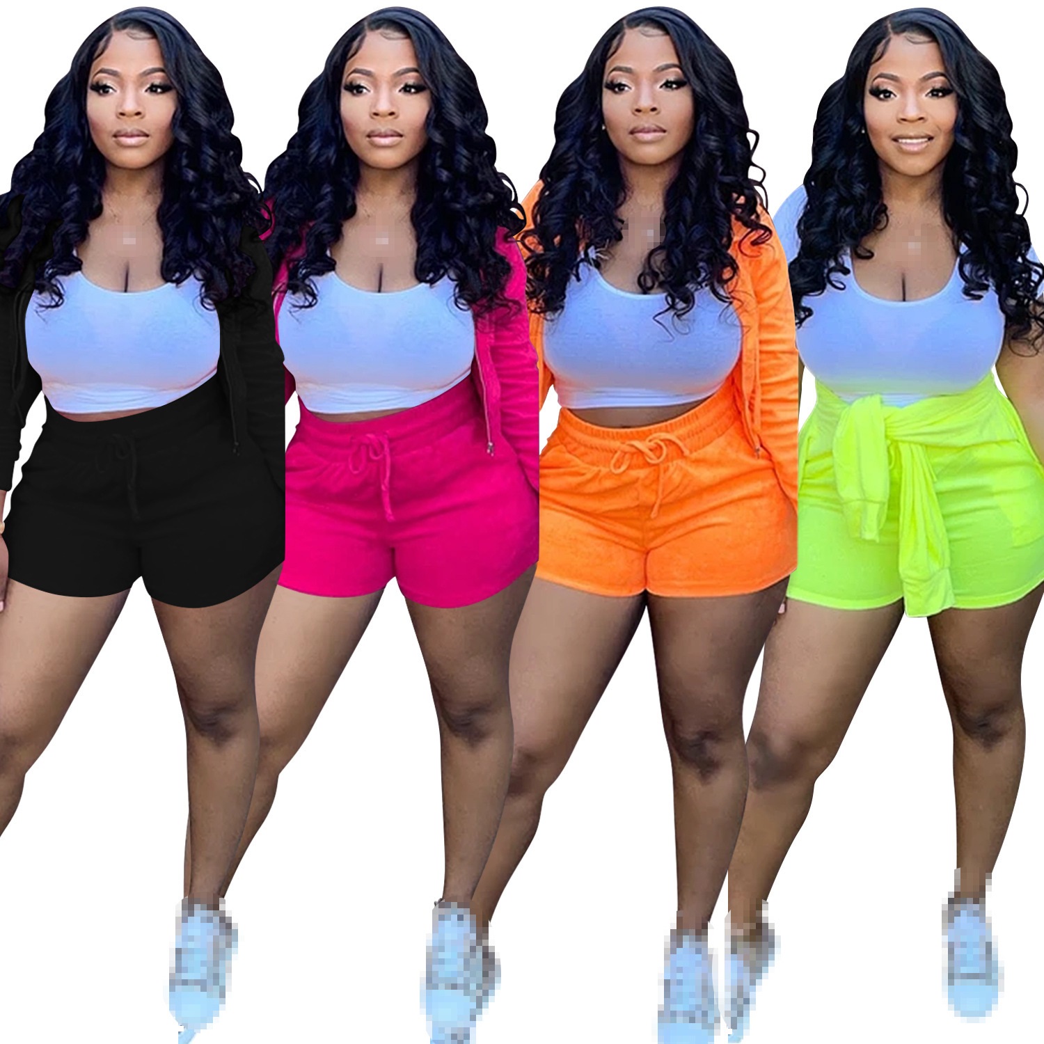 Summer Clothing Wholesale - Quần Short Bộ Bộ 3 Nữ