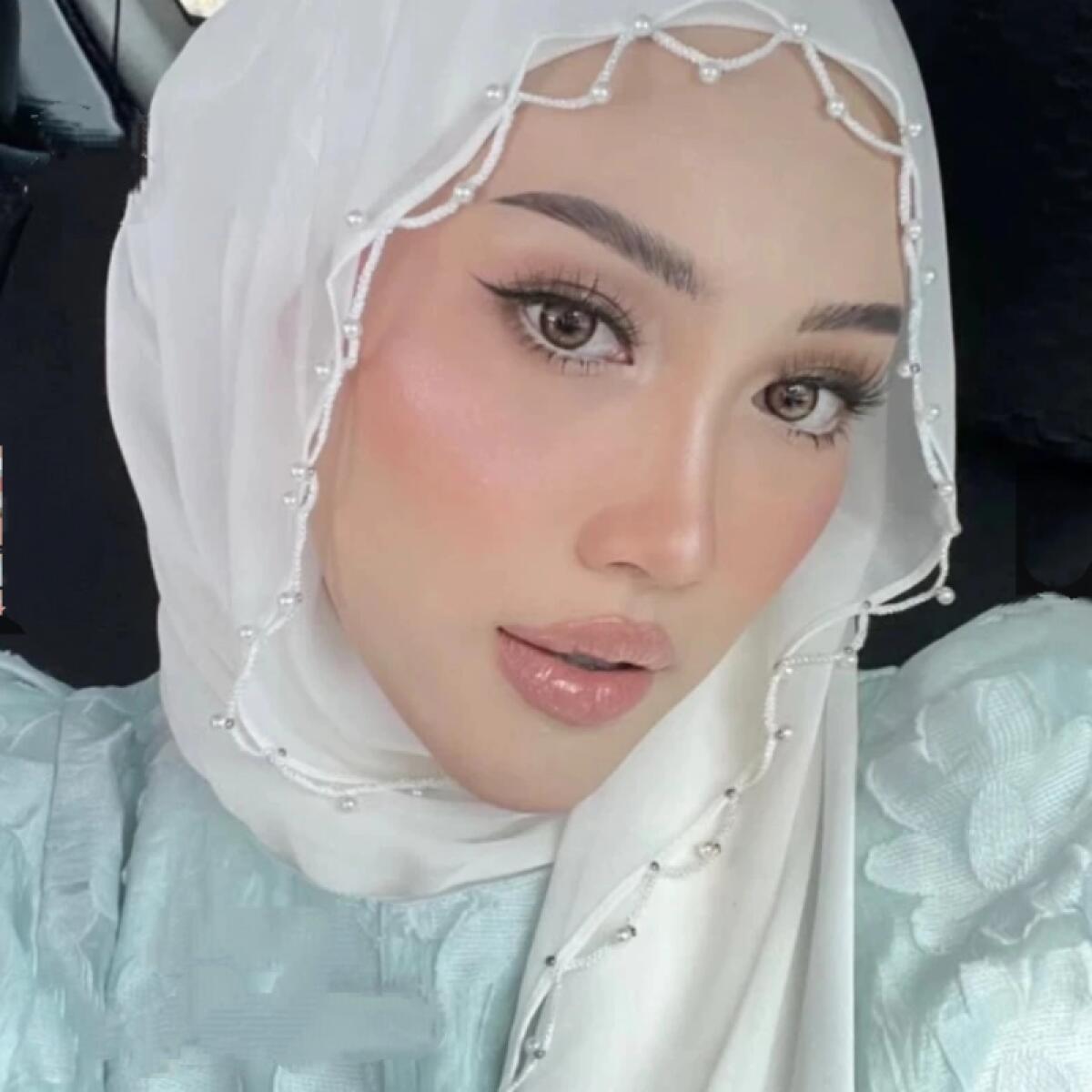 Summer Clothing Hijab - Hijab Scarf Plain Pearl Chiffon Pashmina