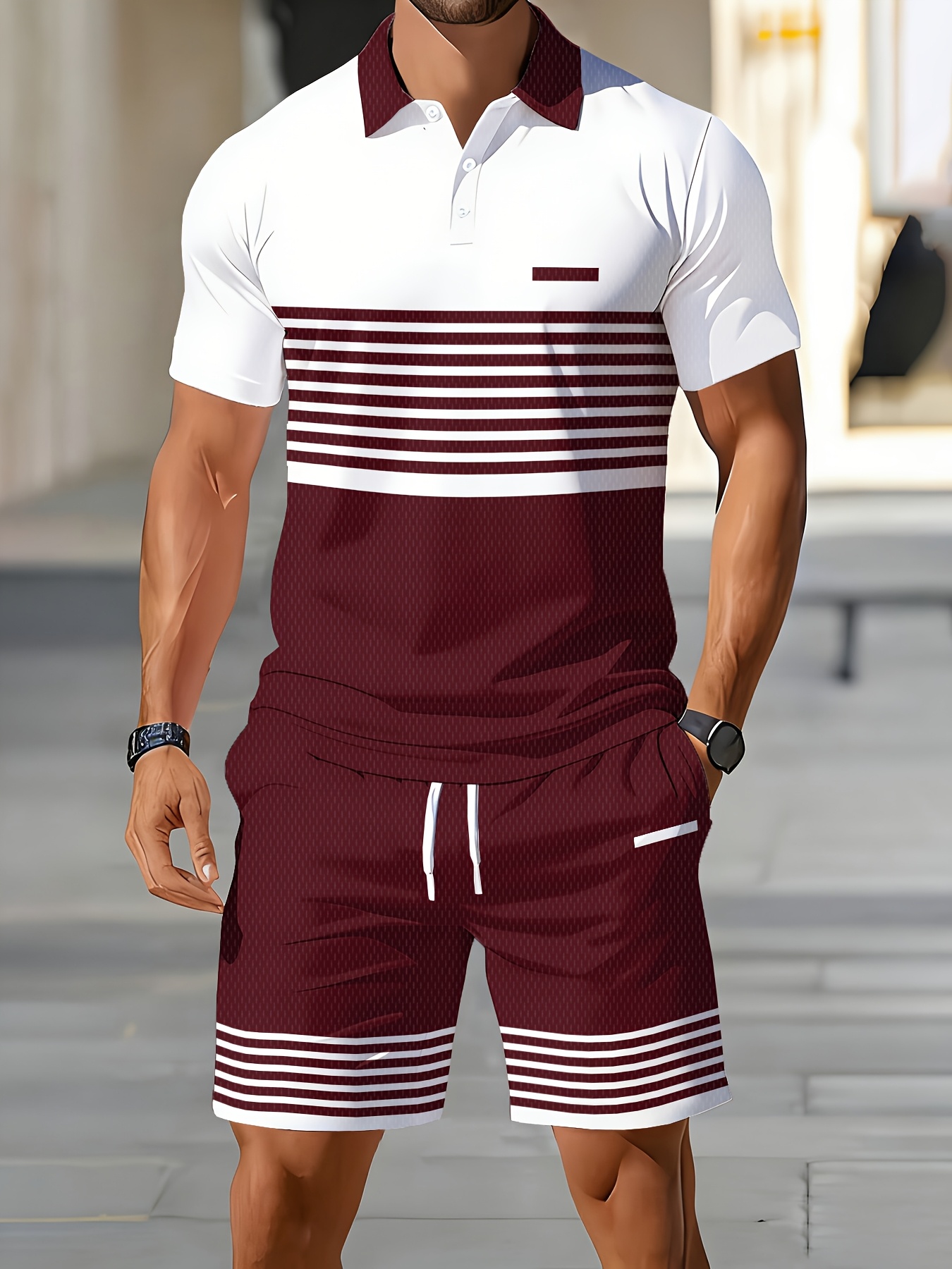 2026 Summer Men's Polo Set - 3 - đánh giá và giá Summer Clothing Patterns
