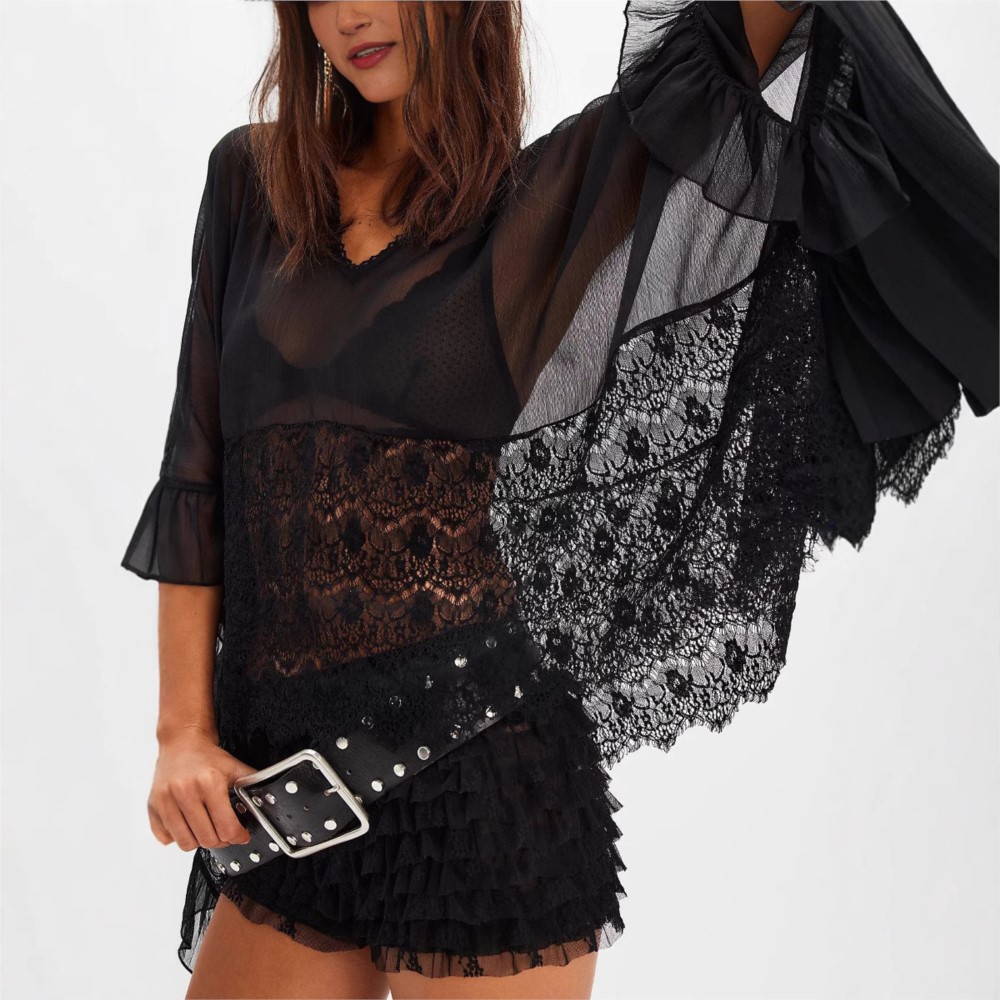 Loose Blouse For Woman Shirts  - đánh giá và giá Summer Clothing Holiday