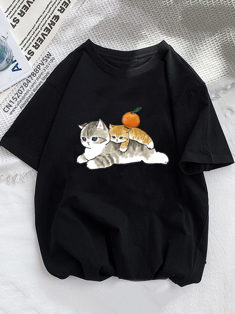 Funny Orange Cats Summer Women - đánh giá và giá Summer Loving Clothing