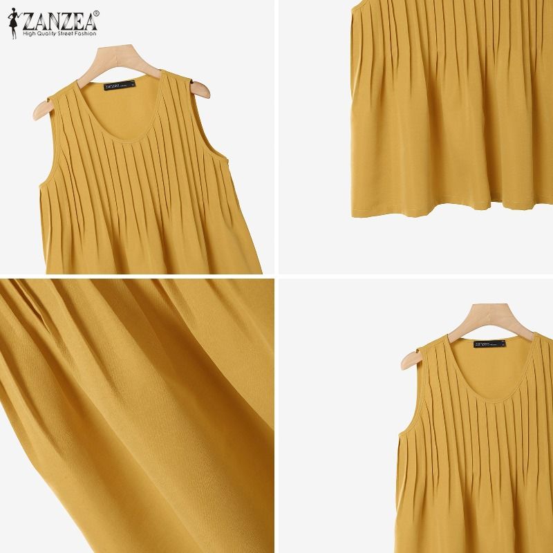 ZANZEA Plus Size 5XL Woman Pin - đánh giá và giá Summer Clothing Holiday