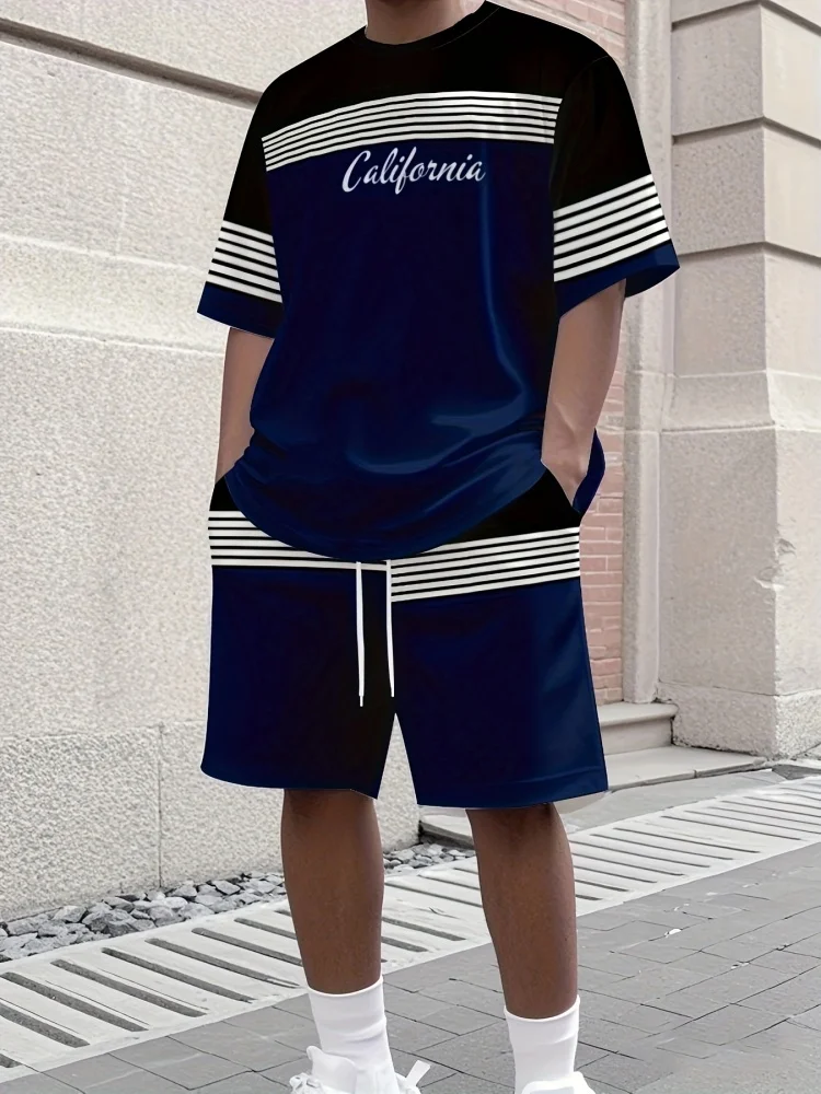 Simple Men's T-shirts Shorts 2 - đánh giá và giá Summer Clothing Holiday