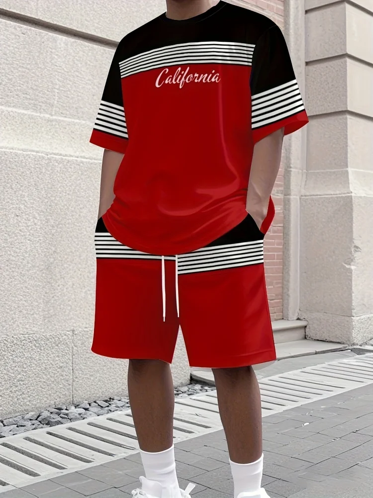 Simple Men's T-shirts Shorts 2 - đánh giá và giá Summer Clothing Holiday