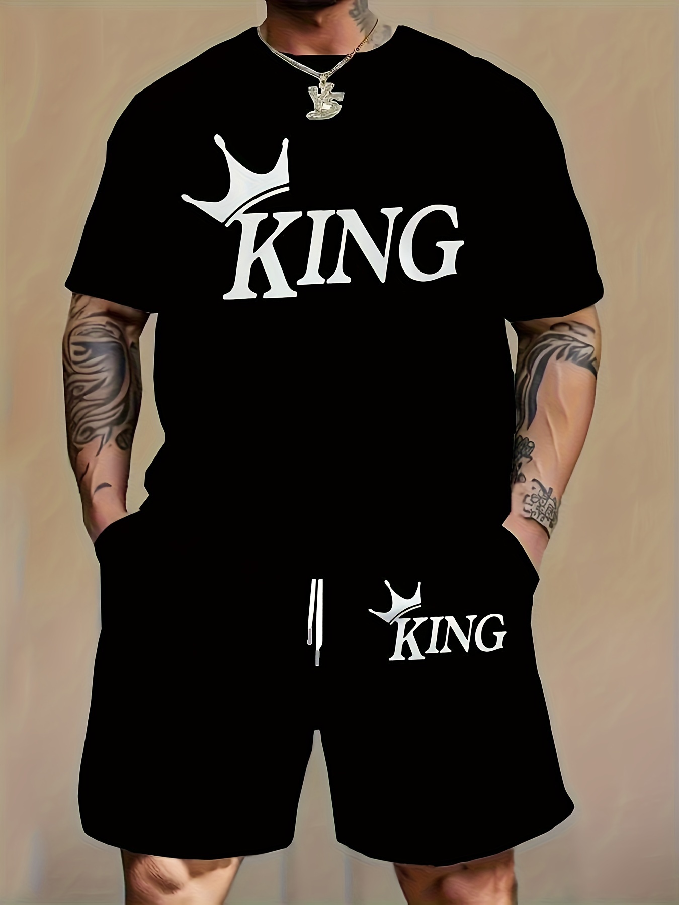 Men Fashion 2‑Piece Matching S - đánh giá và giá Summer Clothing For Young Men
