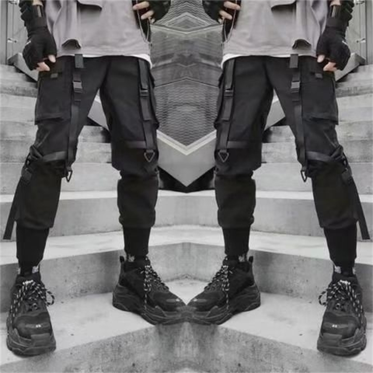 Harajuku Fashion Techwear Men' - đánh giá và giá Summer Clothing Holiday