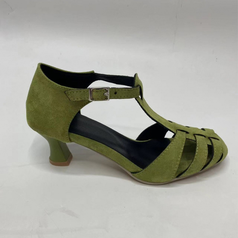 Women's Green Suede Kitten Hee - đánh giá và giá Summer Clothing Dress