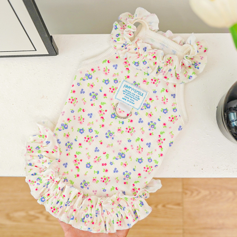 Fashion Floral Dog Dress Dog S - đánh giá và giá Summer Loving Clothing