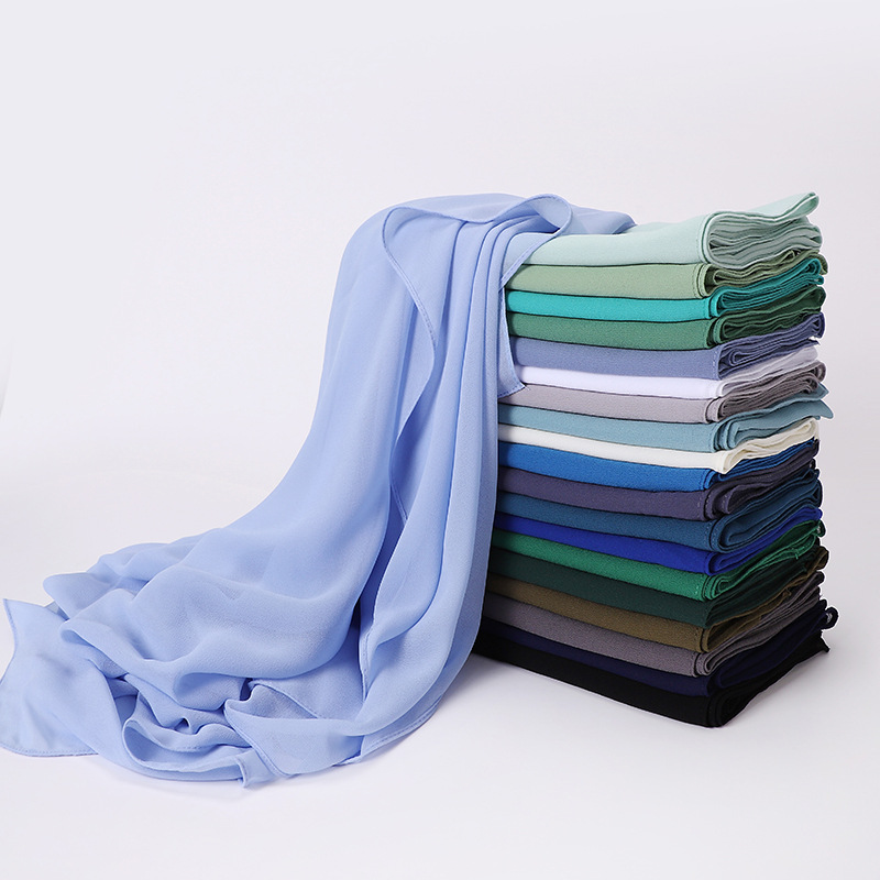 85*85CM Headwrap Heavy Chiffon - đánh giá và giá Summer Clothing Hijab