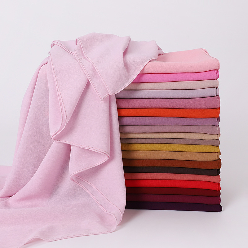 85*85CM Headwrap Heavy Chiffon - đánh giá và giá Summer Clothing Hijab