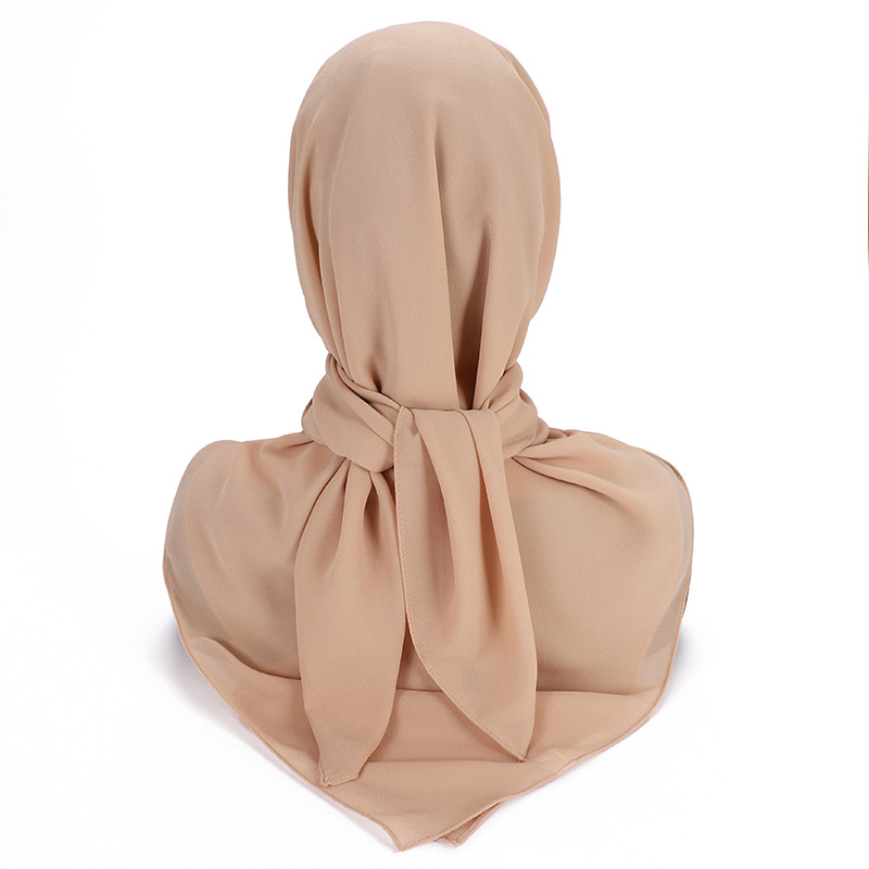 85*85CM Headwrap Heavy Chiffon - đánh giá và giá Summer Clothing Hijab