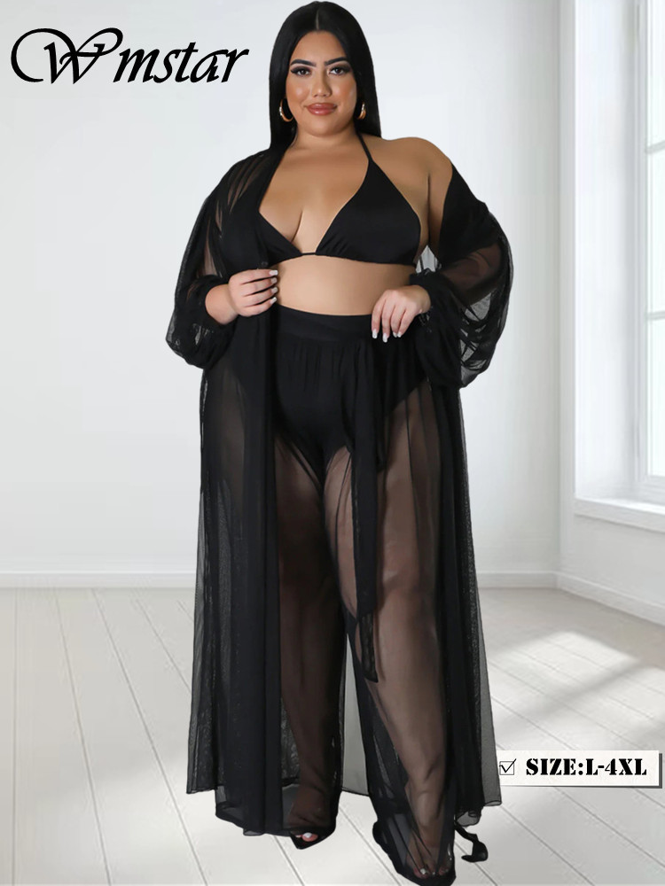 Wmstar Plus Size Two Piece Set - đánh giá và giá Summer Clothing Wholesale
