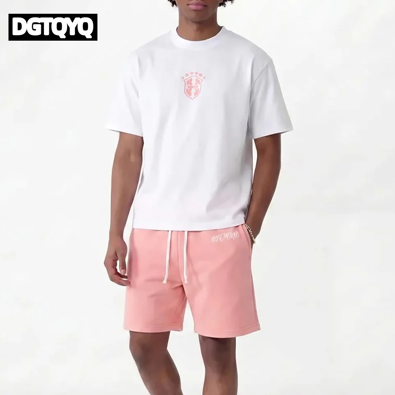 Man's Summer New Pink Embroide - đánh giá và giá Summer Clothing For Young Men