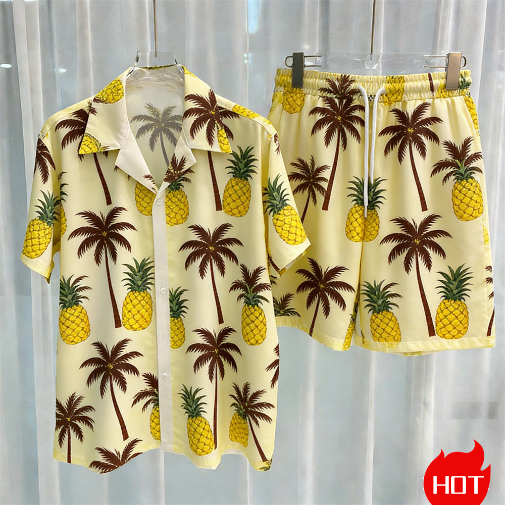 Summer Men's Shirt Sets Plants - đánh giá và giá Summer Clothing Patterns