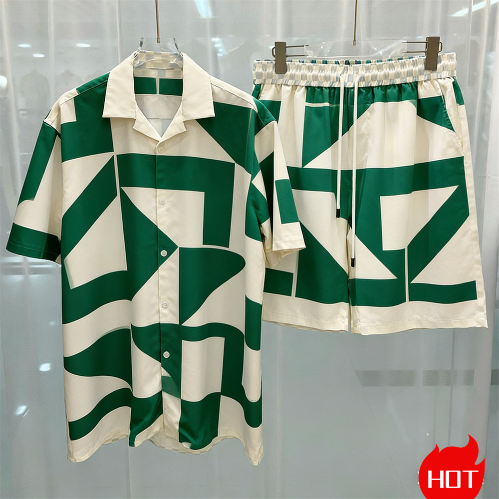 Fashion Summer Mens Shirt Suit - đánh giá và giá Summer Clothing Men Fashion