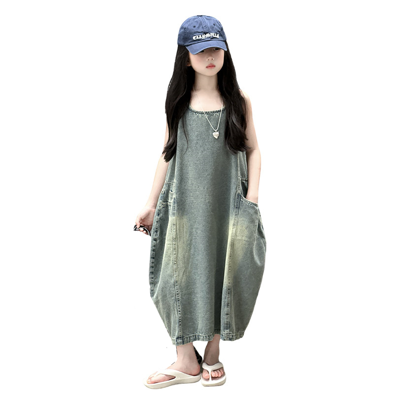 Vintage Blue Children Girls Hi - đánh giá và giá Summer Clothing Girls