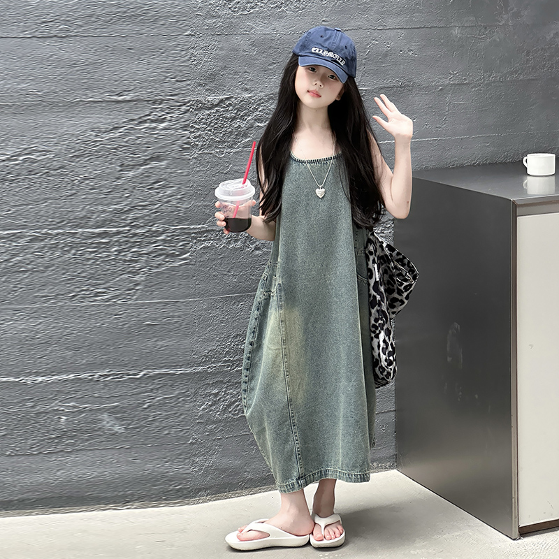 Vintage Blue Children Girls Hi - đánh giá và giá Summer Clothing Girls