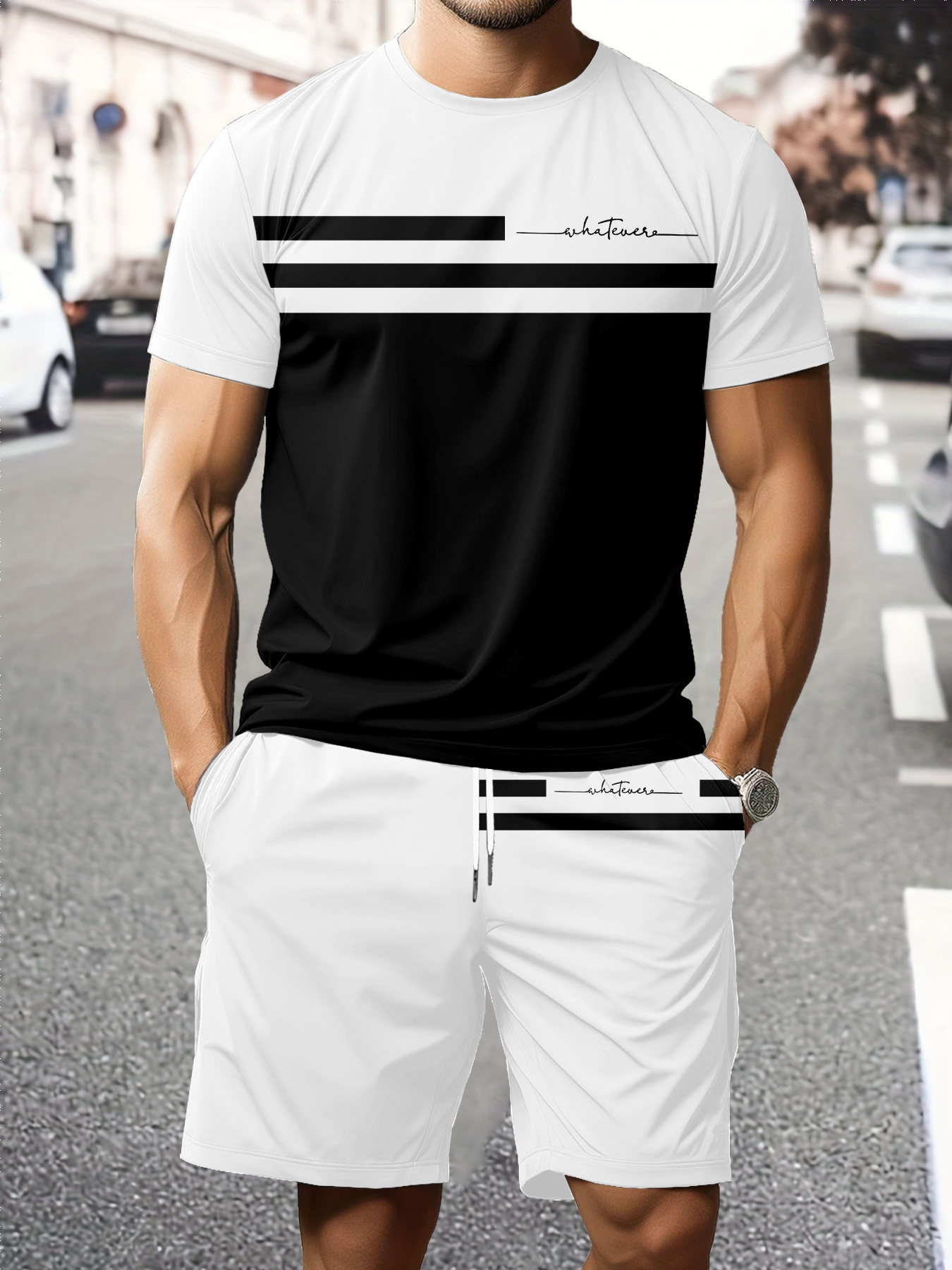Summer Men's Short-Sleeved Sho - đánh giá và giá Summer Clothing Men Fashion
