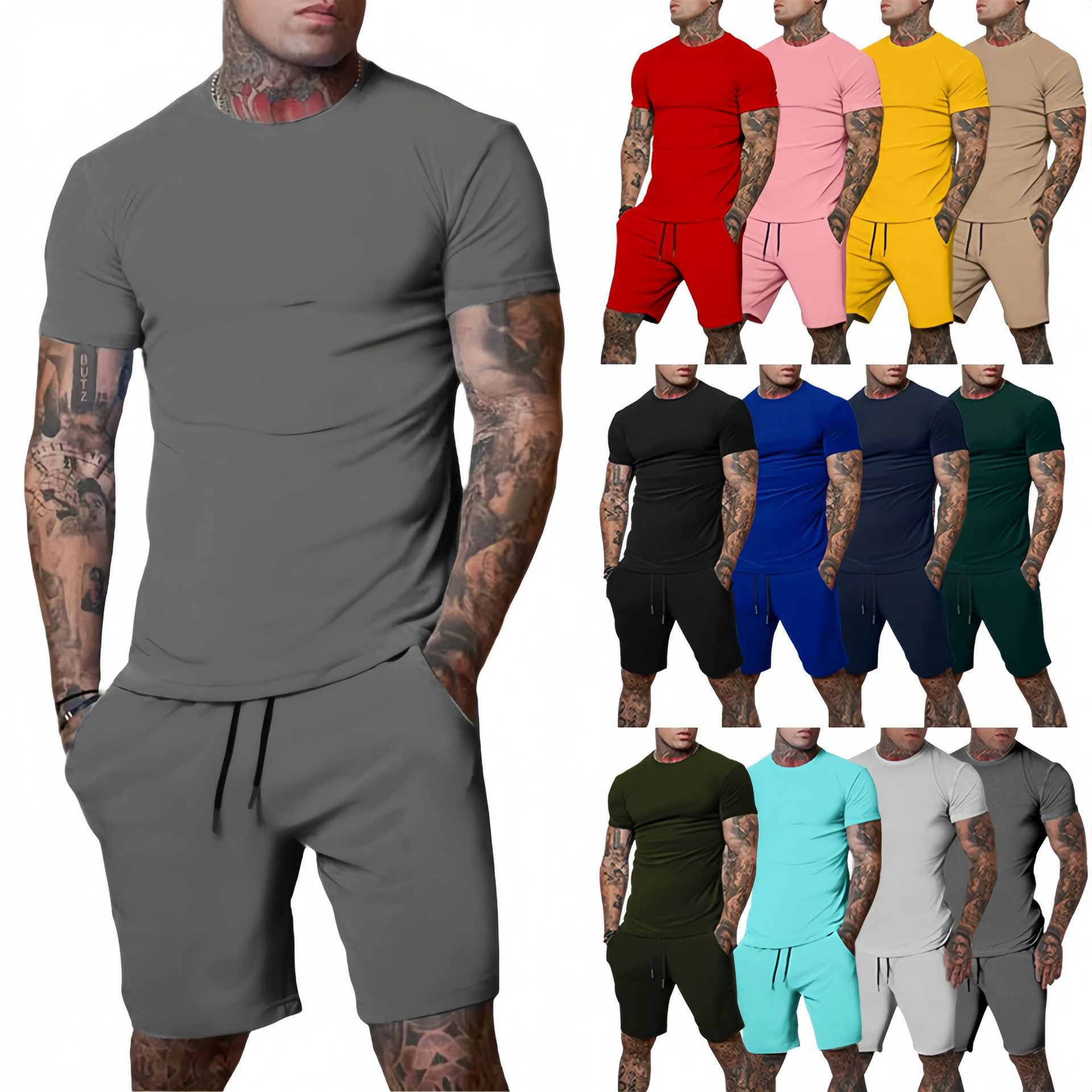 Fashionable and Casual Summer  - đánh giá và giá Summer Clothing Men Fashion