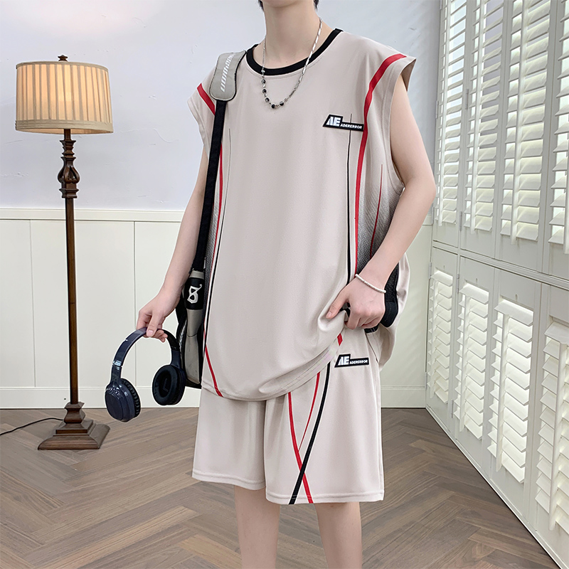 Men's Casual 2-Piece Sportswea - đánh giá và giá Summer Clothing Men Fashion
