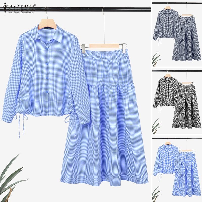 ZANZEA Muslim 2 Piece Sets Hij - đánh giá và giá Summer Clothing Hijab