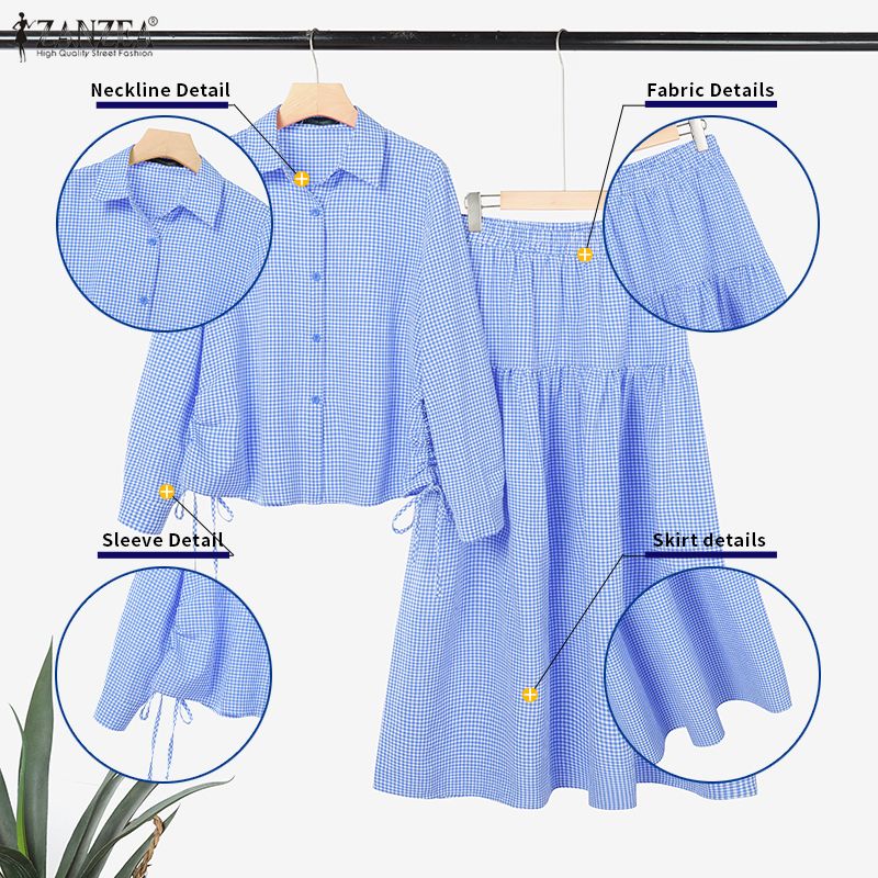 ZANZEA Muslim 2 Piece Sets Hij - đánh giá và giá Summer Clothing Hijab