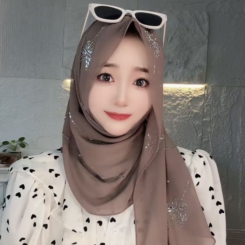 Ngọc Trai Trang Trí Dễ Mặc Hồi - đánh giá và giá Summer Clothing Hijab