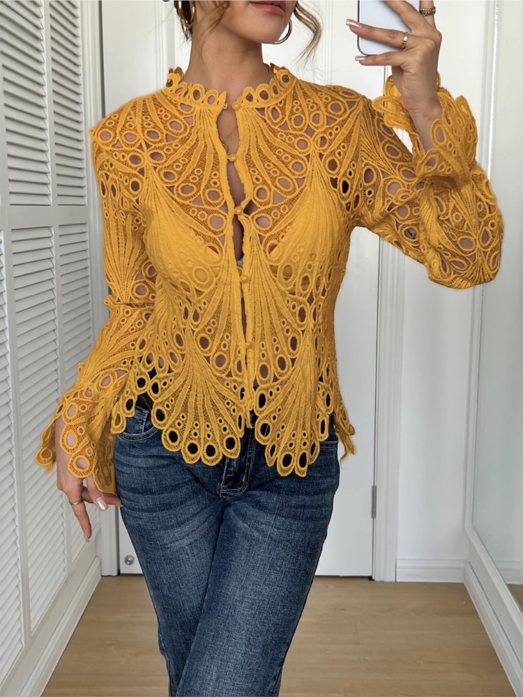 White Lace Shirt For Women Fas - đánh giá và giá Summer Clothing Holiday