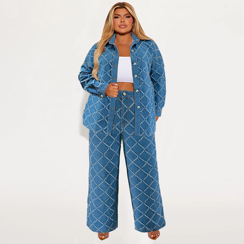 Wmstar Plus Size Denim Two Pie - đánh giá và giá Summer Clothing Wholesale